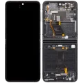 Inner OLED Assembly With Frame Compatible For Samsung Galaxy Z Flip 5 5G (F731) (US & International) (Aftermarket Plus) (Gray)