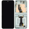 Inner OLED Assembly With Frame Compatible For Samsung Galaxy Z Flip 6 5G (F741) (US & International) (Aftermarket Plus) (Mint)