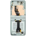 Inner OLED Assembly With Frame Compatible For Samsung Galaxy Z Flip 6 5G (F741) (US & International) (Aftermarket Plus) (Mint)