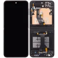 Inner OLED Assembly With Frame For Samsung Galaxy Z Flip 6 5G (US & International) (Aftermarket Plus) (Black)