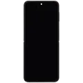 Inner OLED Assembly With Frame For Samsung Galaxy Z Flip 6 5G (US & International) (Aftermarket Plus) (Black)