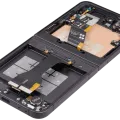 Inner OLED Assembly With Frame For Samsung Galaxy Z Flip 6 5G (US & International) (Aftermarket Plus) (Black)