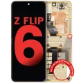 Inner OLED Assembly With Frame For Samsung Galaxy Z Flip 6 5G (US & International) (Aftermarket Plus) (Yellow)