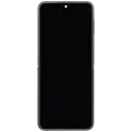 Inner OLED Assembly With Frame For Samsung Galaxy Z Flip 6 5G (US & International) (Aftermarket Plus) (Silver Shadow)