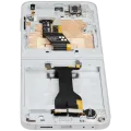 Inner OLED Assembly With Frame Compatible For Samsung Galaxy Z Flip 6 5G (F741) (US & International) (Aftermarket Plus) (White)