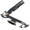 Charging Port Flex Cable Compatible For iPhone 17 (Premium) (Black)