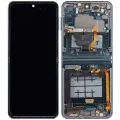 Inner OLED Assembly With Frame Compatible For Samsung Galaxy Z Flip 3 5G (F711) (US & International) (Aftermarket Plus) (Green)