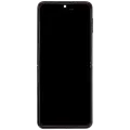 Inner OLED Assembly With Frame Compatible For Samsung Galaxy Z Flip 3 5G (F711) (US & International) (Aftermarket) (Phantom Black)