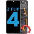 Inner OLED Assembly With Frame For Samsung Galaxy Z Flip 4 5G (US & International Version) (Aftermarket) (Graphite)