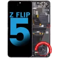 Inner OLED Assembly With Frame For Samsung Galaxy Z Flip 5 5G (US & International) (Aftermarket) (Graphite)