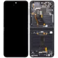 Inner OLED Assembly With Frame For Samsung Galaxy Z Flip 5 5G (US & International) (Aftermarket) (Graphite)