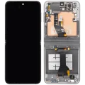Inner OLED Assembly With Frame For Samsung Galaxy Z Flip 6 5G (US & International) (Aftermarket) (Silver Shadow)