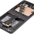Inner OLED Assembly With Frame For Samsung Galaxy Z Flip 6 5G (US & International) (Aftermarket) (Black)