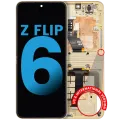 Inner OLED Assembly With Frame For Samsung Galaxy Z Flip 6 5G (US & International) (Aftermarket) (Yellow)