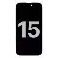 Дисплейний модуль (OLED) (сумісний) для iPhone 15 with Light Sensor Flex Cable (Used OEM Pull: Grade A)
