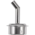 ReLife 861 Series 45 Degree Oblique Stainless Steel Hot Air Rework Station Nozzles - 6MM