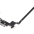 Charging Port Flex Cable For iPhone 17 Pro Max (Premium)(US Version)(Silver)