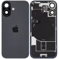 Заднє скло з магнітом MagSafe, NFC і шлейфом спалаху (сумісне) для iPhone 17 (Used OEM Pull: Grade A) (чорний)