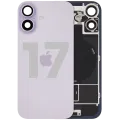 Заднє скло з магнітом MagSafe, NFC і шлейфом спалаху (сумісне) для iPhone 17 (Used OEM Pull: Grade A) (Lavender)