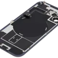 Заднє скло з магнітом MagSafe, NFC і шлейфом спалаху (сумісне) для iPhone 17 (Used OEM Pull: Grade A) (Lavender)