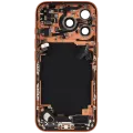 Back Housing W/ Charging Port Flex & Small Parts Compatible For iPhone 17 Pro (US Version) (Used OEM Pull: Grade A) (Cosmic Orange)