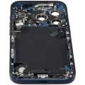 Back Housing W/ Charging Port Flex & Small Parts Compatible For iPhone 17 Pro (US Version) (Used OEM Pull: Grade A) (Deep Blue)