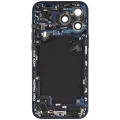 Back Housing W/ Charging Port Flex & Small Parts Compatible For iPhone 17 Pro Max (US Version) (Used OEM Pull: Grade A) (Deep Blue)