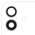 Back Camera Lens With Bracket & Bezel For iPhone 17 (Premium) (White)