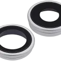 Back Camera Lens With Bracket & Bezel For iPhone 17 (Premium) (White)