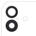 Back Camera Lens With Bracket & Bezel For iPhone 17 (Premium) (Black)