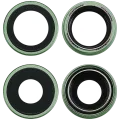 Back Camera Lens With Bracket & Bezel For iPhone 17 (Sage) (Premium)