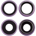 Back Camera Lens With Bracket & Bezel For iPhone 17 (Purple) (Premium)
