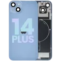 Back Glass w/ MagSafe Magnet & NFC & Flashlight Flex For iPhone 14 Plus (Service Pack) (Blue)