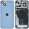 Back Glass w/ MagSafe Magnet & NFC & Flashlight Flex For iPhone 14 Plus (Service Pack) (Blue)