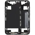 Mid-Frame Housing W/ Charging Port Flex & Small Parts For iPhone Air (US / EU Version) (Used OEM Pull: Grade A) (Space Black)