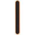 5G Glass Edge Strip For Samsung Galaxy S24 Plus 5G (Sandstone Orange)