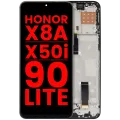 LCD Assembly With Frame For Honor X8A / X50i / 90 Lite (Aftermarket Plus) (Midnight Black)