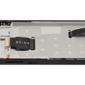 LCD Assembly With Frame For Honor X8A / X50i / 90 Lite (Aftermarket Plus) (Midnight Black)