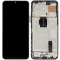 LCD Assembly With Frame For Honor X8A / X50i / 90 Lite (Aftermarket Plus) (Midnight Black)