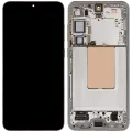 OLED Assembly With Frame For Samsung Galaxy S24 Plus 5G (US & International Version) (Aftermarket Plus) (Amber Yellow)