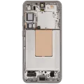 OLED Assembly With Frame For Samsung Galaxy S24 Plus 5G (US & International Version) (Aftermarket Plus) (Amber Yellow)