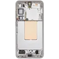 OLED Assembly With Frame For Samsung Galaxy S24 Plus 5G (US & International Version) (Aftermarket Plus) (Marble Grey)