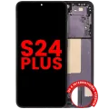 OLED Assembly With Frame For Samsung Galaxy S24 Plus 5G (US & International Version) (Aftermarket Plus) (Onyx Black)