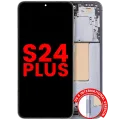 OLED Assembly With Frame For Samsung Galaxy S24 Plus 5G (US & International Version) (Aftermarket Plus) (Sapphire Blue)