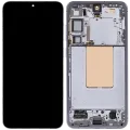 OLED Assembly With Frame For Samsung Galaxy S24 Plus 5G (US & International Version) (Aftermarket Plus) (Sapphire Blue)