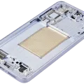 OLED Assembly With Frame For Samsung Galaxy S25 Plus 5G (US & International Version) (Aftermarket Plus) (Icy Blue)