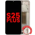 OLED Assembly With Frame For Samsung Galaxy S25 Plus 5G (US & International Version) (Aftermarket Plus) (Pink Gold)