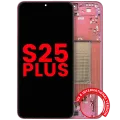OLED Assembly With Frame For Samsung Galaxy S25 Plus 5G (US & International Version) (Aftermarket Plus) (Coral Red)
