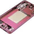 OLED Assembly With Frame For Samsung Galaxy S25 Plus 5G (US & International Version) (Aftermarket Plus) (Coral Red)
