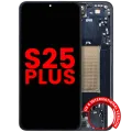 OLED Assembly With Frame For Samsung Galaxy S25 Plus 5G (US & International Version) (Aftermarket Plus) (Blue Black)